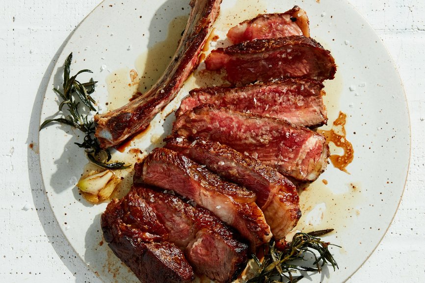 butter basted rib eye steak recipe
