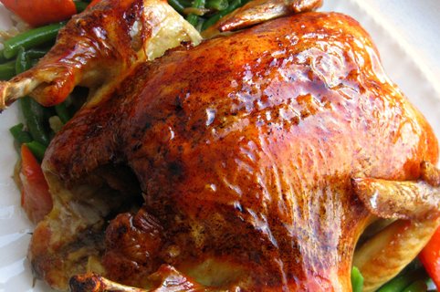 Apple Wine Cranberry Glazed Turkey