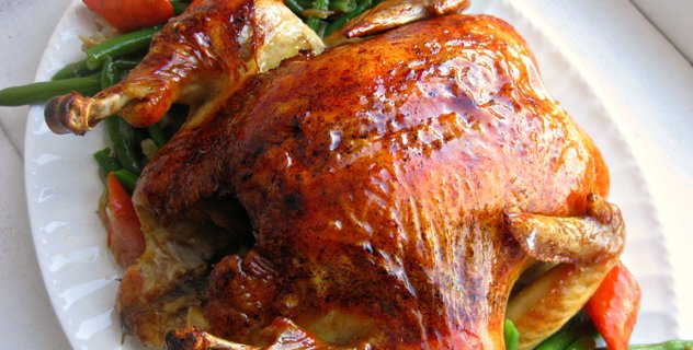 Apple Wine Cranberry Glazed Turkey